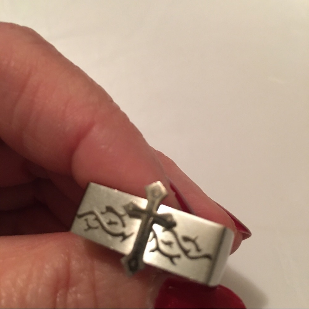 Unique ring - INOX Surgical Steel Men’s Cross Ring